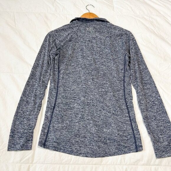 Under Armour ½ Zip Pullover Size Small Gray Heather Pink Zip Running Top - Picture 4 of 5
